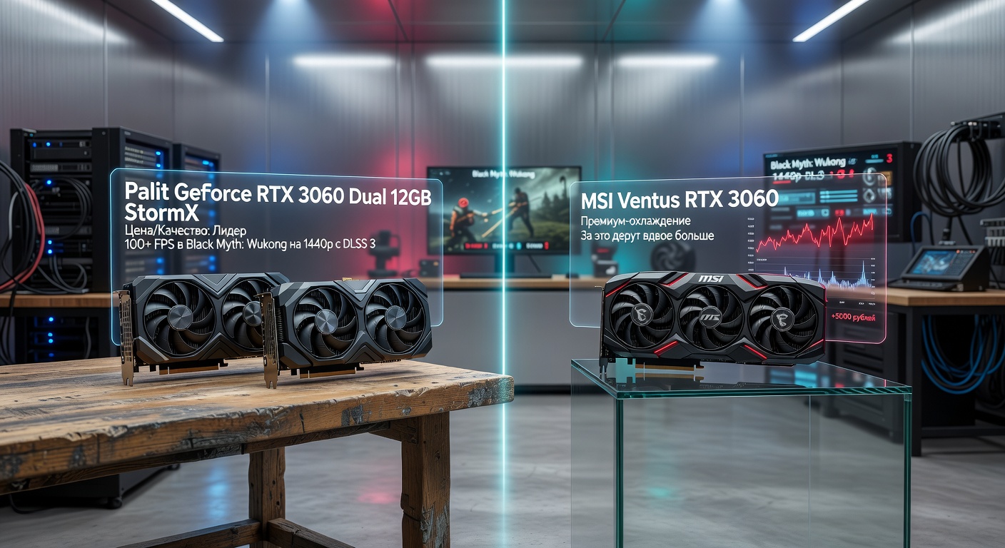 Palit RTX 3060 vs MSI RTX 3060: сравнение двух популярных версий: что выбрать под свои задачи и бюджет в 2026